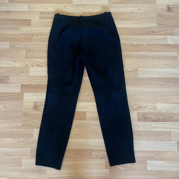 Aritzia Babaton Black Suede Elliot Pant - Size 2 - Picture 3 of 7